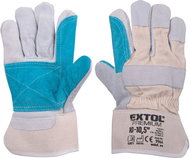 EXTOL PREMIUM Leather gloves thick with palm lining, size 10"-10,5" - Work Gloves