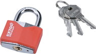EXTOL PREMIUM Metal padlock red, 40 mm - Padlock