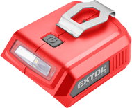 EXTOL PREMIUM Battery charger for USB devices, with light, SHARE20V, without battery, 5V/2A, 8891896 - Power Bank
