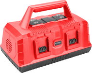 EXTOL PREMIUM Charger for 4 batteries SHARE20V, 2 + 2, 3,5A, 8891895 - Cordless Tool Charger