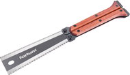 FORTUM Double-edged closing/pocket saw, 300 mm with wooden handle, 4772120 - Hand Saw