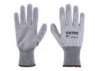 Extol Premium 8856697 Gloves with high resistance to cutting, semi-wet in PU, L - Work Gloves