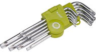 Extol Craft 66011 sada 9 ks, T 10-15-20-25-27-30-40-45-50 - Sada torx klíčů