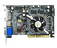 NVIDIAGeForce FX-5200PRO, 128 MB DDR, AGP8x, DVI