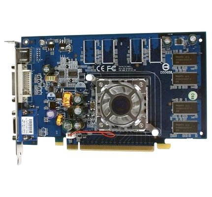 NVIDIAGeForce 6200, 256 MB DDR, PCIe x16, DVI - Graphics Card - Hauptbild