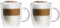 EzyStyle Duplafalú Latte pohár 180 ml, 2 db, alacsonyabb - Pohár