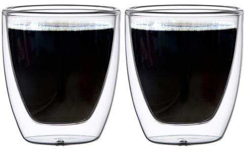 EzyStyle Double wall glasses 80ml, 2pcs - Glass Set - Main image