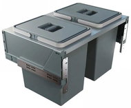 Elletipi BLOCK U-SINK 2.0 built-in pull-out basket 18+18 l - Rubbish Bin