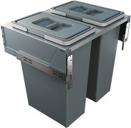 Elletipi BLOCK 2.0 built-in pull-out basket 35+35 l - Rubbish Bin
