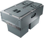 Elletipi BLOCK U-SINK 2.0 pull-out built-in basket 18+12+12 l - Rubbish Bin