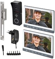 EMOS Videophone Set EM-10AHD with 2 Monitors and Electronic Open/Closed Lock - Video Phone 