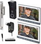 EMOS Videophone Set EM-10AHD with 2 Monitors and Electronic Open/Closed Lock - Video Phone 