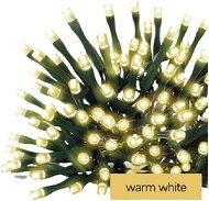 EMOS LED vianočná reťaz, 8,4 m, 3× AA, vonkajšia aj vnútorná, teplá biela, časovač - Svetelná reťaz