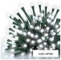 EMOS LED Christmas chain, 12 m, indoor and outdoor, cool white, programs - Light Chain