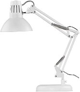 EMOS Stolní lampa DUSTIN na žárovku E27, bílá - Stolní lampa