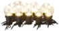 EMOS LED light chain - 10x party bulbs clear, 5 m, indoor and outdoor, warm white - Light Chain