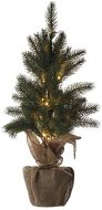Vianočný stromček EMOS LED vianočný stromček, 52 cm, 3× AA, vnútorný, teplá biela, časovač - Vánoční stromek