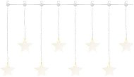 EMOS LED vianočný záves – hviezdy, 45 × 84 cm, vonkajšie aj vnútorné, teplá biela - Svetelná reťaz