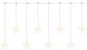 EMOS LED Christmas curtain - stars, 45x84 cm, indoor and outdoor, warm white - Light Chain