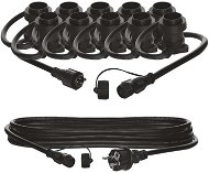 EMOS Connecting light chain for 10 bulbs E27 START SET, 7,35 m, indoor and outdoor - Light Chain