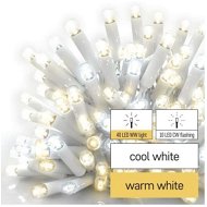 EMOS Profi LED füzér villogó fehér - jégcsapok, 3 m, kültéri, meleg/hideg fehér - Fényfüzér