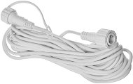 EMOS Predlžovací kábel na spojovacie reťaze Profi biely, 10 m, vonkajší aj vnútorný - Predlžovací kábel