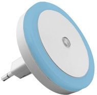 Entac Night light with twilight sensor 0,5W blue circle, cold - Night Light