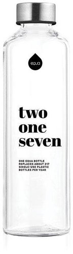 EQUA glass bottle Mismatch Black-217 750 ml - Drinking Bottle - Main image