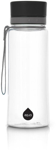 EQUA Plain Black bottle 600 ml - Drinking Bottle - Main image