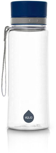 EQUA bottle Plain Blue 600 ml - Drinking Bottle - Main image