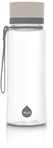 EQUA bottle Plain Grey 600 ml - Drinking Bottle - Main image