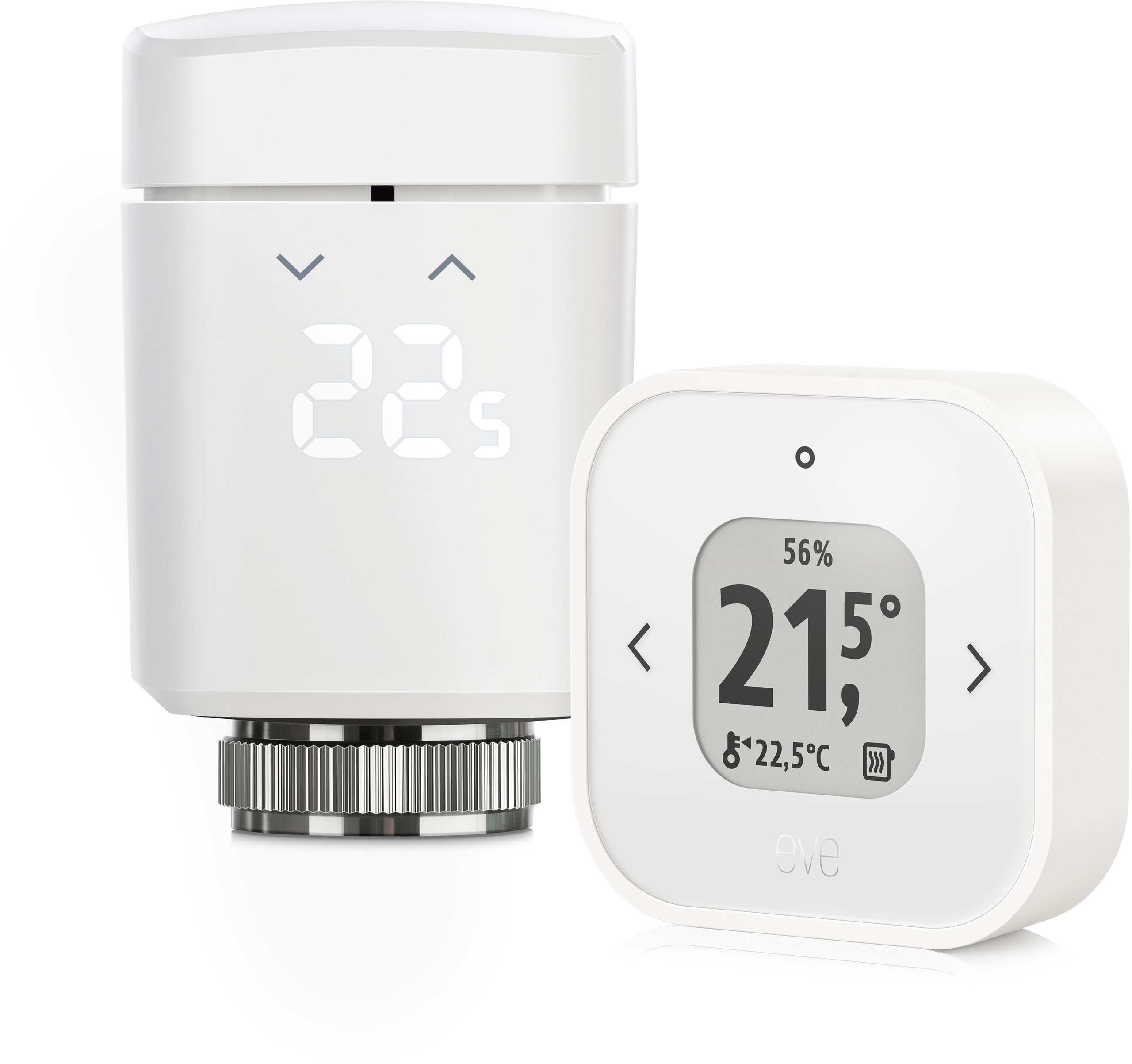 Eve Thermo Comfort Set Bundle - 1x Thermo Control (Matter) + 1x Eve Thermo (Matter)