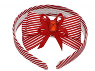 Ewena Čelenka dětská se skřipcem červená - Hairband