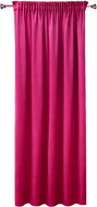 4 sleep Solid colour ready-made curtain 150 × 250 cm - Bella raspberry - Drape