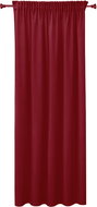 4 sleep Solid colour finished curtain 150 × 160 cm - Bella red - Drape