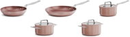 Fabini Meda 5.0 Pro 8-piece cookware set with ceramic surface, peach pink - Cookware Set