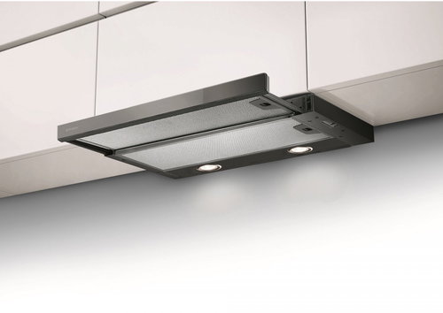 FABER Flexa LUX GLASS BK A60 - Extractor Hood - Main image