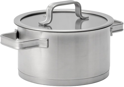 FABINI Kastrol nerezový Core Standard, 18 cm (2 l) se skleněnou poklicí - Casserole Pot - Main image