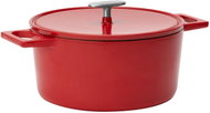 FABINI Kastrol litinový smaltovaný Mattia 3.0 Standard, 26 cm (5,5 l), lesklý červený s poklicí - Casserole Pot