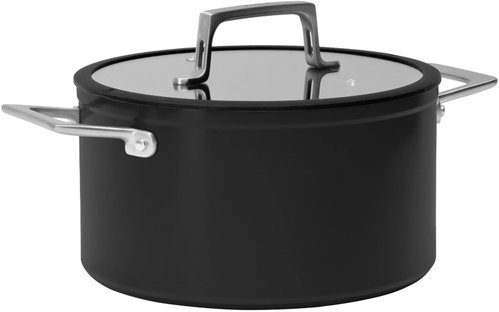 FABINI Hrnec Meda 4.0 Pro, 24 cm (5,5 l), černý s poklicí - Pot - Main image