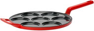 FABINI Pánev na lívance litinová Mattia 3.0 Standard 26 cm, lesklá červená - Pancake Pan
