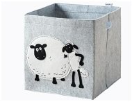 Fackelmann Tárolódoboz, SHAUN, a bárány és barátja, 33×33×33 cm - Tároló doboz