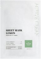 Village 11 Factory Active Clean textilná maska s citrónom 23 g - Pleťová maska