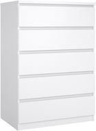 FALCO Komoda SIMPLICITY 231 bílý lesk - Komoda