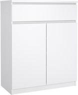 FALCO Komoda SIMPLICITY 234 bílý lesk - Komoda