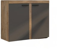 FALCO Rizo 2D oak lefkas/graphite chest of drawers - Chest of Drawers