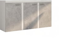 FALCO Rizo 3D white/concrete chest of drawers - Chest of Drawers