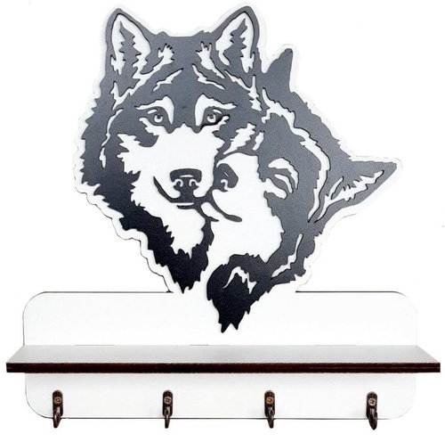 Falixen - Keyring "Wolf Love" - Key Holder - Main image