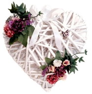 Falixen - Decorative heart - white-2 - Decoration