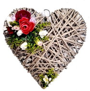 Falixen - Decorative heart - natural -1 - Decoration
